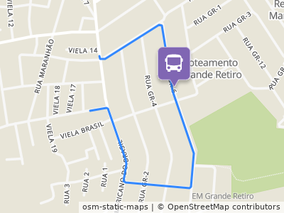Mapa da parada