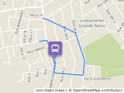Mapa da parada