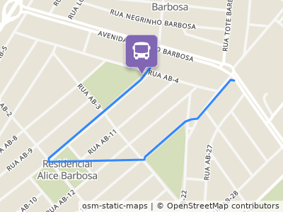 Mapa da parada