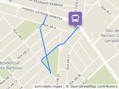 Mapa da parada