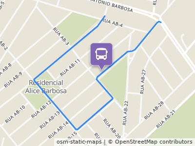 Mapa da parada
