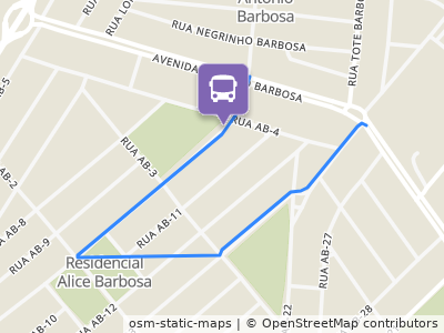 Mapa da parada
