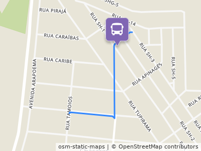 Mapa da parada
