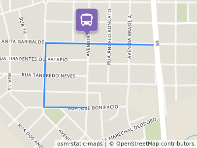 Mapa da parada