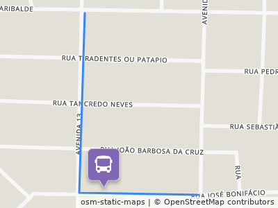 Mapa da parada