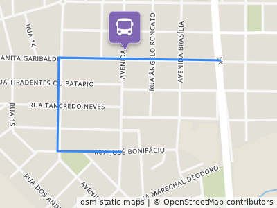 Mapa da parada