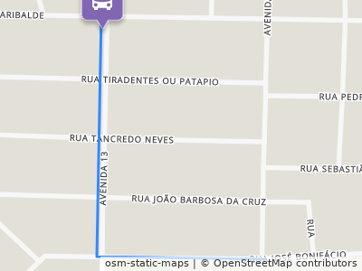 Mapa da parada
