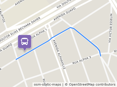 Mapa da parada