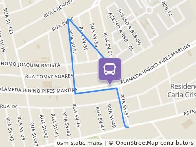 Mapa da parada