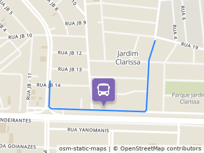 Mapa da parada