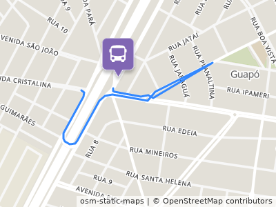 Mapa da parada