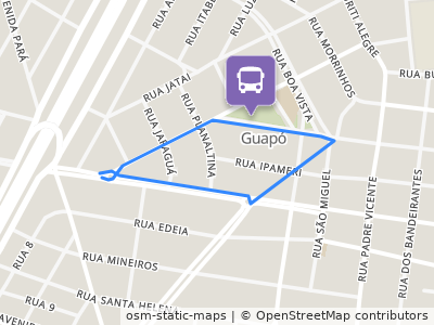 Mapa da parada