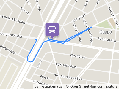 Mapa da parada