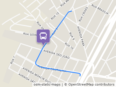 Mapa da parada