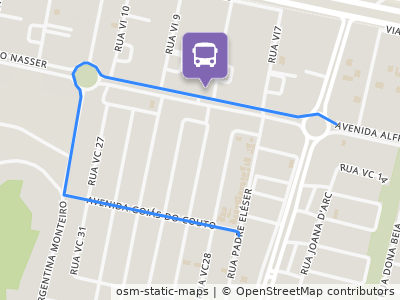 Mapa da parada