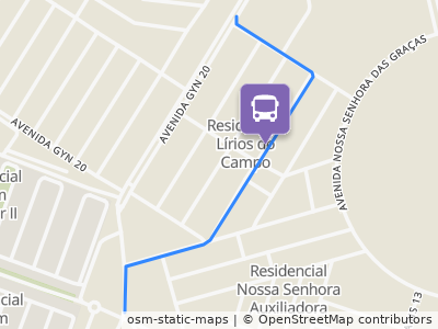 Mapa da parada