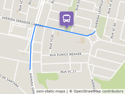 Mapa da parada