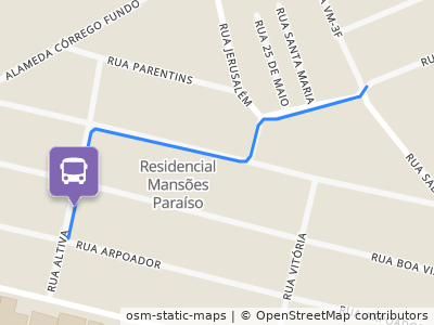 Mapa da parada