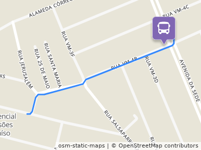 Mapa da parada