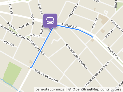 Mapa da parada