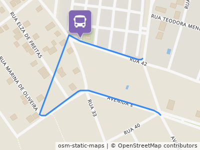 Mapa da parada