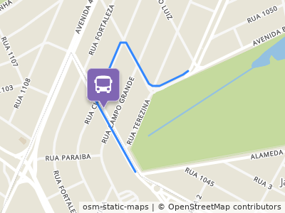 Mapa da parada