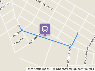 Mapa da parada
