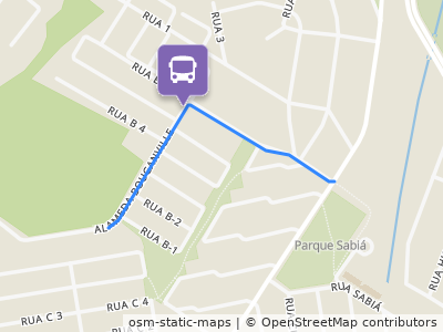Mapa da parada
