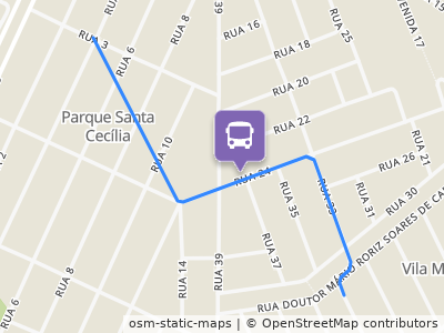 Mapa da parada