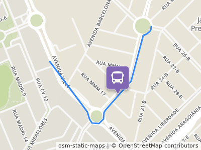 Mapa da parada
