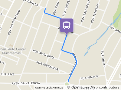 Mapa da parada