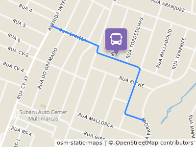 Mapa da parada