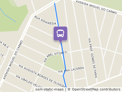 Mapa da parada