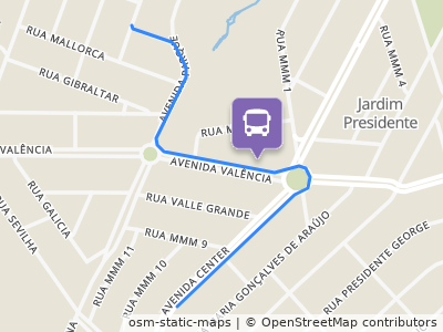 Mapa da parada