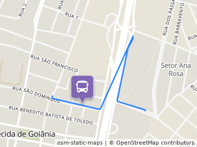 Mapa da parada