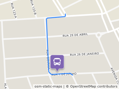 Mapa da parada