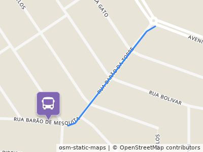 Mapa da parada