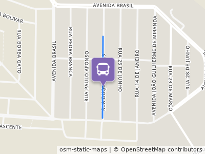 Mapa da parada