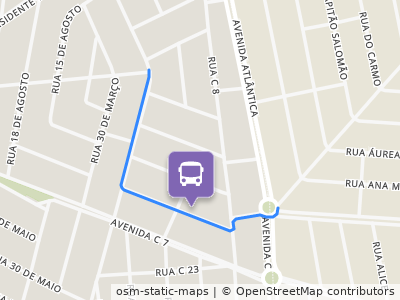 Mapa da parada