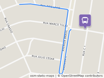 Mapa da parada