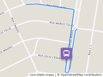Mapa da parada