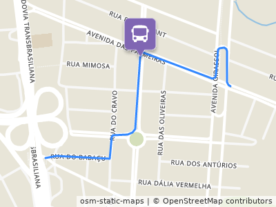 Mapa da parada