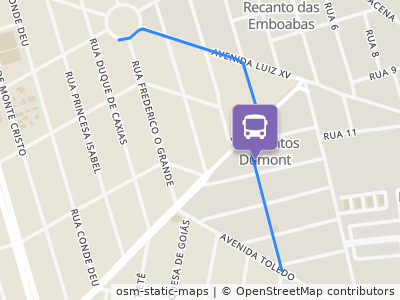 Mapa da parada