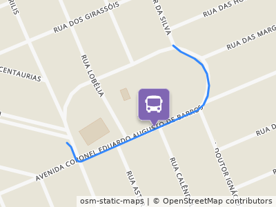 Mapa da parada