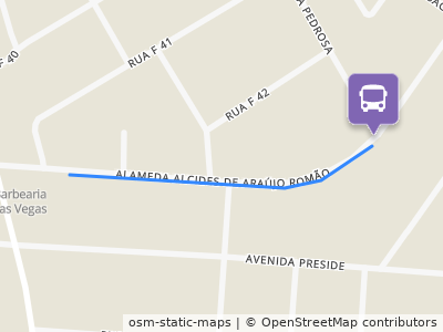 Mapa da parada
