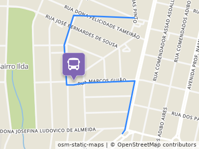 Mapa da parada