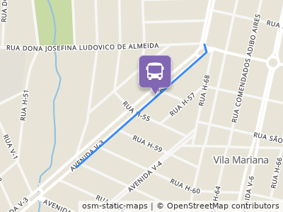 Mapa da parada