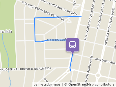 Mapa da parada