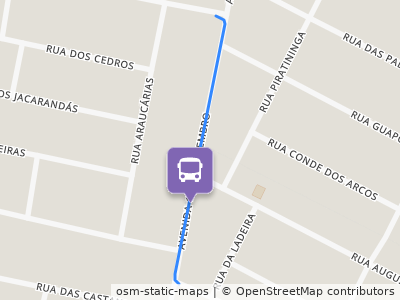 Mapa da parada