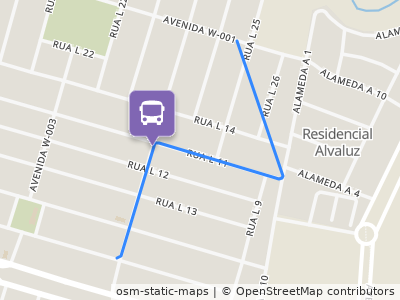 Mapa da parada